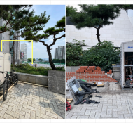 대형 DVM실외기 이전설치